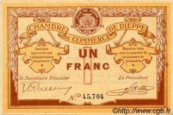 1 Franc FRANCE régionalisme et divers Dieppe 1918 JP.052.04 TTB à SUP