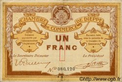 1 Franc FRANCE régionalisme et divers Dieppe 1918 JP.052.04 TB