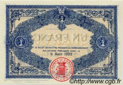 1 Franc FRANCE régionalisme et divers Dijon 1917 JP.053.14 TTB à SUP
