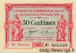 50 Centimes FRANCE régionalisme et divers Dijon 1919 JP.053.17 SPL à NEUF