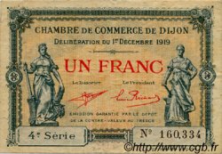 1 Franc FRANCE régionalisme et divers Dijon 1919 JP.053.20 TB
