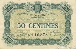 50 Centimes FRANCE régionalisme et divers Épinal 1920 JP.056.08 TTB à SUP