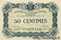 50 Centimes FRANCE régionalisme et divers Épinal 1920 JP.056.09 SPL à NEUF