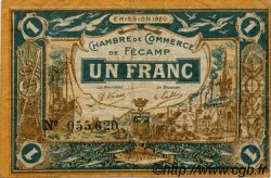 1 Franc FRANCE régionalisme et divers Fécamp 1920 JP.058.03 TB