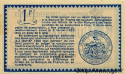 1 Franc Annulé FRANCE régionalisme et divers Foix 1915 JP.059.11 SPL à NEUF