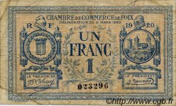 50 Centimes FRANCE régionalisme et divers Foix 1920 JP.059.13 TB