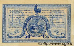 50 Centimes Annulé FRANCE régionalisme et divers Foix 1920 JP.059.14 TTB à SUP