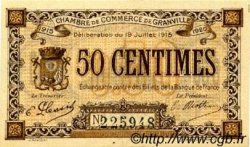 50 Centimes FRANCE régionalisme et divers Granville 1915 JP.060.01 SPL à NEUF