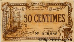 50 Centimes FRANCE régionalisme et divers Granville 1917 JP.060.11 TTB à SUP