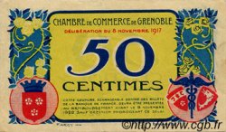 50 Centimes FRANCE régionalisme et divers Grenoble 1917 JP.063.11 TTB à SUP