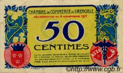 50 Centimes FRANCE régionalisme et divers Grenoble 1917 JP.063.13 TTB à SUP