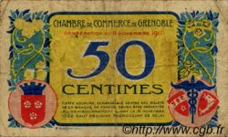 50 Centimes FRANCE régionalisme et divers Grenoble 1917 JP.063.13 TB