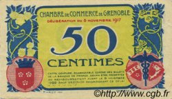 50 Centimes FRANCE régionalisme et divers Grenoble 1917 JP.063.22 TTB à SUP