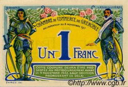 1 Franc FRANCE régionalisme et divers Grenoble 1917 JP.063.25 SPL à NEUF