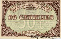 50 Centimes Spécimen FRANCE régionalisme et divers Guéret 1915 JP.064.02