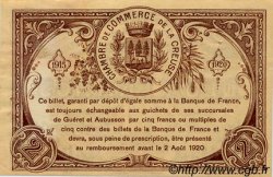 2 Francs FRANCE régionalisme et divers Guéret 1920 JP.064.11 TTB à SUP