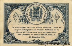 50 Centimes FRANCE régionalisme et divers Guéret 1917 JP.064.13 TTB à SUP