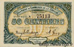 50 Centimes FRANCE régionalisme et divers Guéret 1920 JP.064.19 TTB à SUP