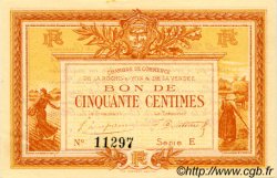 50 Centimes FRANCE régionalisme et divers La Roche-Sur-Yon 1915 JP.065.14 TTB à SUP