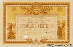 50 Centimes Spécimen FRANCE régionalisme et divers La Roche-Sur-Yon 1915 JP.065.15 TTB à SUP