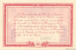 1 Franc FRANCE régionalisme et divers La Roche-Sur-Yon 1915 JP.065.17 SPL à NEUF