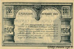 50 Centimes FRANCE régionalisme et divers La Rochelle 1915 JP.066.01 TTB à SUP