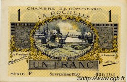1 Franc FRANCE régionalisme et divers La Rochelle 1920 JP.066.09 SPL à NEUF