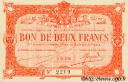 2 Francs FRANCE régionalisme et divers Le Havre 1916 JP.068.16