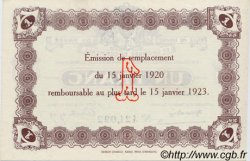 1 Franc FRANCE régionalisme et divers Le Havre 1920 JP.068.22 SPL à NEUF