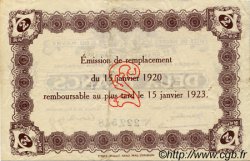 2 Francs FRANCE régionalisme et divers Le Havre 1920 JP.068.24 TTB à SUP