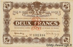 2 Francs FRANCE régionalisme et divers Le Havre 1920 JP.068.30 SPL à NEUF