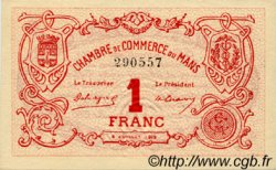 1 Franc FRANCE régionalisme et divers Le Mans 1915 JP.069.05 SPL à NEUF
