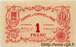 1 Franc Spécimen FRANCE régionalisme et divers Le Mans 1915 JP.069.06 TTB à SUP