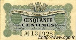 50 Centimes FRANCE régionalisme et divers Le Puy 1916 JP.070.01 TB