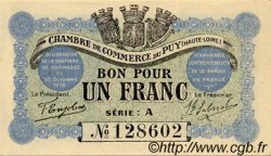 1 Franc FRANCE régionalisme et divers Le Puy 1916 JP.070.03 SPL à NEUF