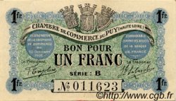 1 Franc FRANCE régionalisme et divers Le Puy 1916 JP.070.06 TTB à SUP