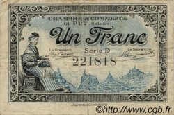 1 Franc FRANCE régionalisme et divers Le Puy 1916 JP.070.09 TB