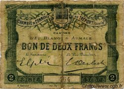 2 Francs FRANCE régionalisme et divers Le Tréport 1915 JP.071.07 TB