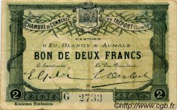 2 Francs FRANCE régionalisme et divers Le Tréport 1916 JP.071.26 TB