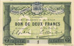 2 Francs FRANCE régionalisme et divers Le Tréport 1916 JP.071.30 SPL à NEUF