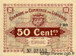 50 Centimes FRANCE régionalisme et divers Libourne 1915 JP.072.12 TTB à SUP