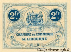 2 Francs FRANCE régionalisme et divers Libourne 1915 JP.072.17 TTB à SUP