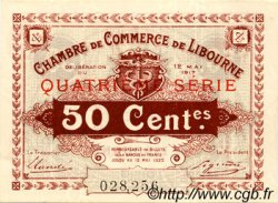 50 Centimes FRANCE régionalisme et divers Libourne 1917 JP.072.18 TTB à SUP