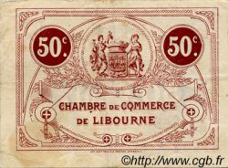 50 Centimes FRANCE régionalisme et divers Libourne 1917 JP.072.18 TB