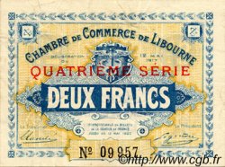 2 Francs FRANCE régionalisme et divers Libourne 1917 JP.072.20 TTB à SUP