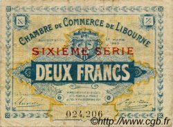 2 Francs FRANCE regionalism and miscellaneous Libourne 1920 JP.072.31 F