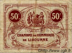 50 Centimes FRANCE régionalisme et divers Libourne 1920 JP.072.32 TB