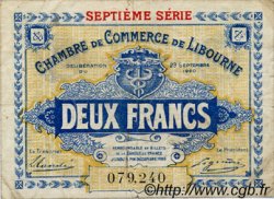 2 Francs FRANCE régionalisme et divers Libourne 1920 JP.072.34 TTB à SUP