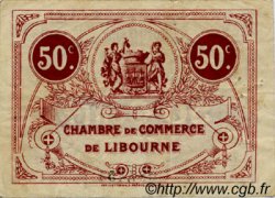 50 Centimes FRANCE régionalisme et divers Libourne 1921 JP.072.35 TB