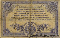 50 Centimes FRANCE régionalisme et divers Limoges 1914 JP.073.01 TB